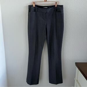 Express Columnist Career Professional work Pants Light Textured Dot Print 6R